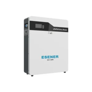 Esener 51.2V 100Ah 5.12kWh LiFePo4 Lithium Wall Mounted Battery