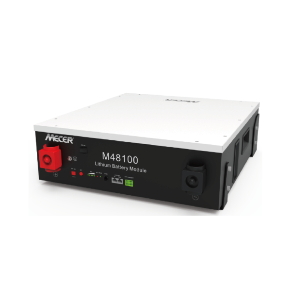 Mecer M48100 4.8kWh Lithium Battery Module – supports up to 40 units in parallel / 100Ah / 48V