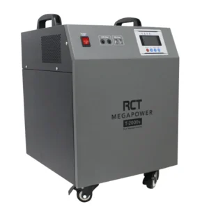 RCT MegaPower MP T2000S 2kVA 2kW 24V Inverter Trolley with 2 x 100Ah Batteries